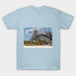 Monks at Mount Rushmore National Memorial T-Shirt